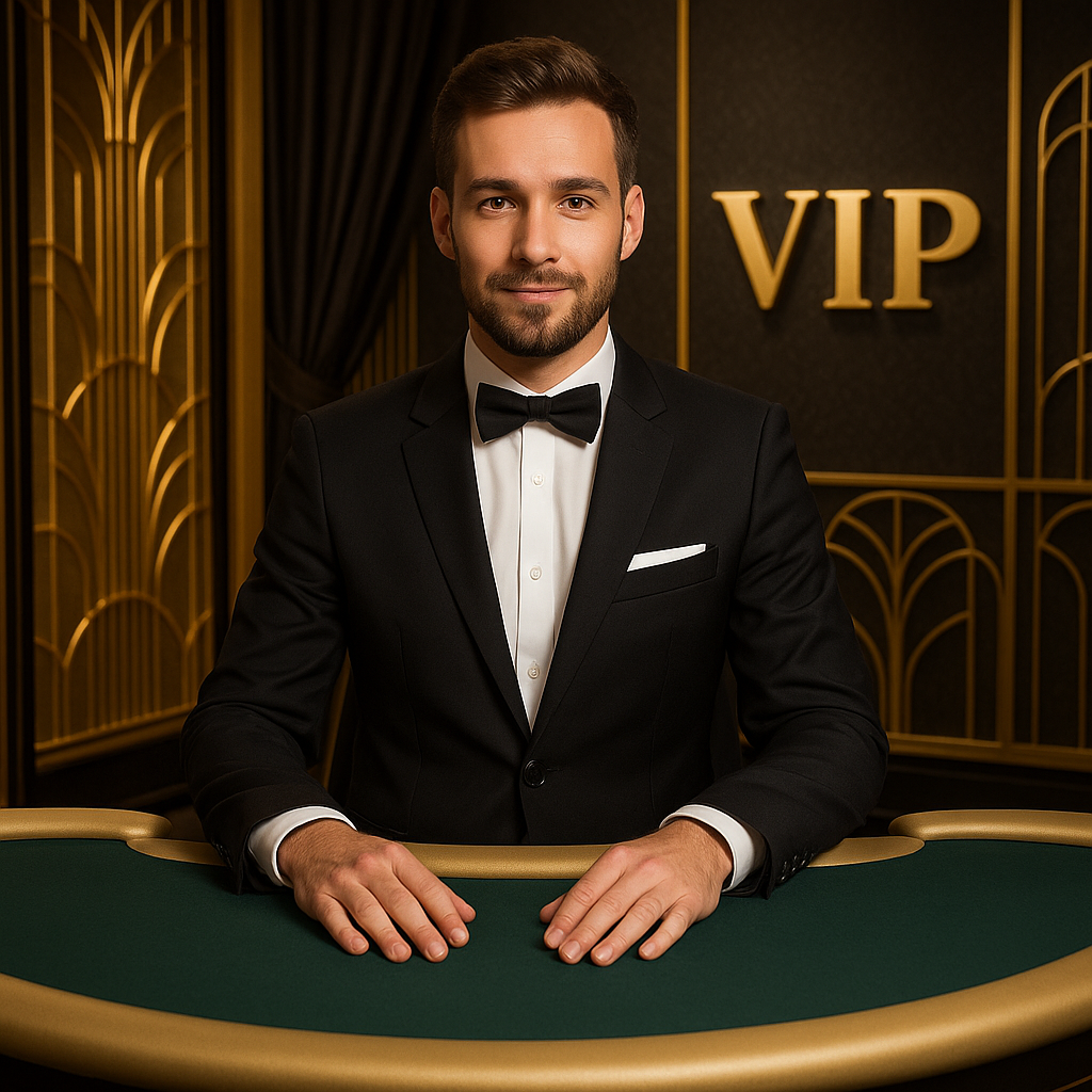 Interface de um jogo de Blackjack ao vivo com apostas paralelas
